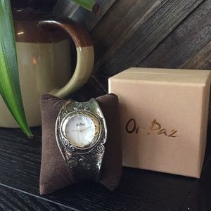 Or Paz Sterling Silver Cuff Watch